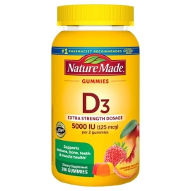 1813892 - Nature Made Extra Strength Vitamin D3 125 mcg, 200 Gummies